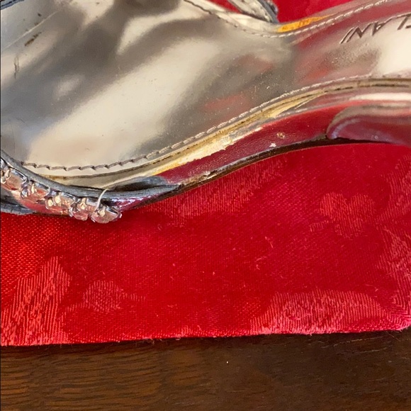 Antonio Melani rhinestone ankle strap heels sz 6.5 - Picture 5 of 6